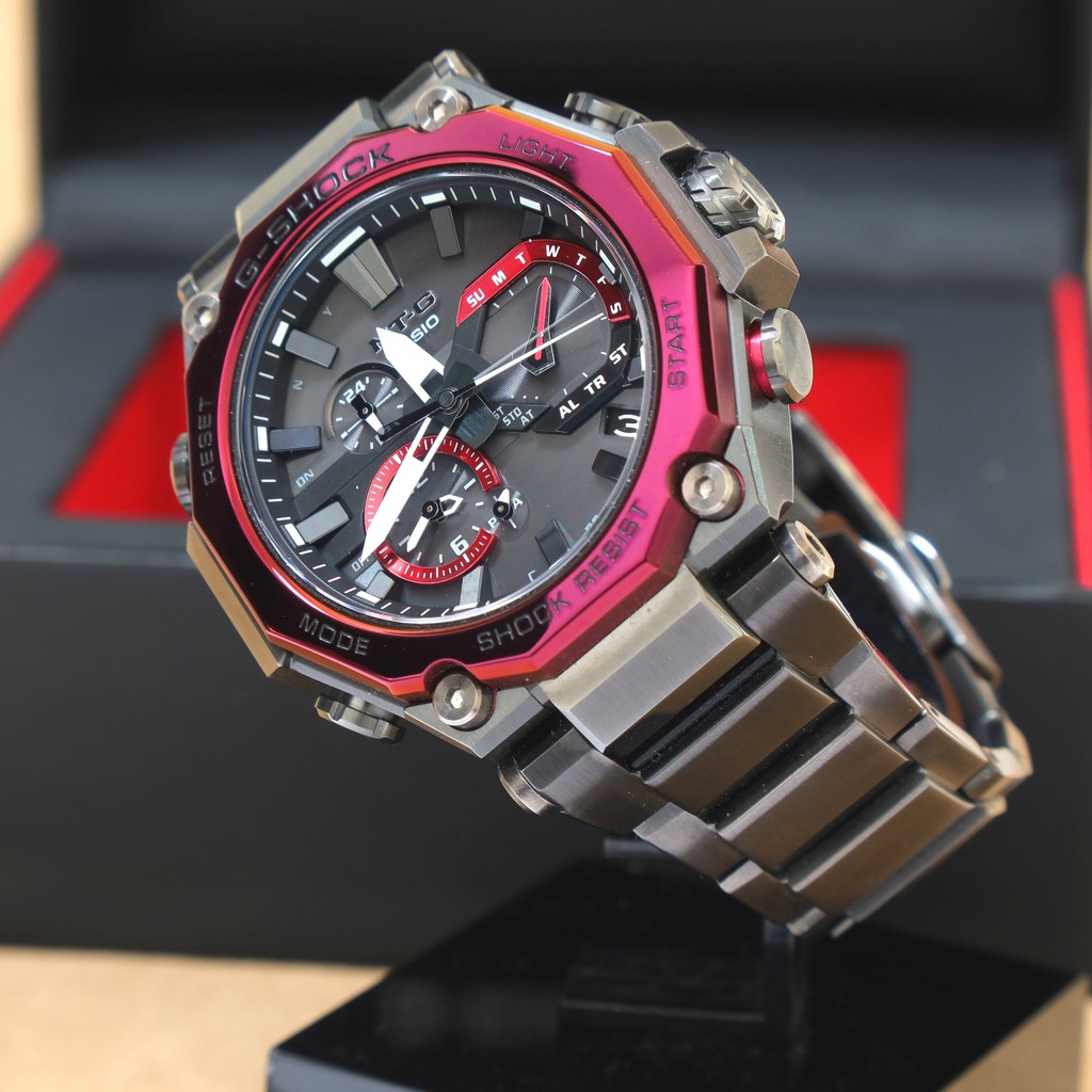 ĐỒNG HỒ NAM G-SHOCK MTG-B2000BD-1A4 KÍNH SAPHIRE, NĂNG LƯỢNG MẶT TRỜI