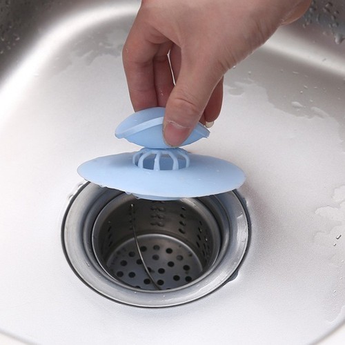 [FREESHIP] Nắp Đậy Cống Thoát Nước Bồn Rửa Chén, Phòng Tắm Bằng Silicon.