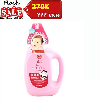 NƯỚC GIẶT THẢO MỘC CHO BÉ ARAU BABY - CHAI 800ML