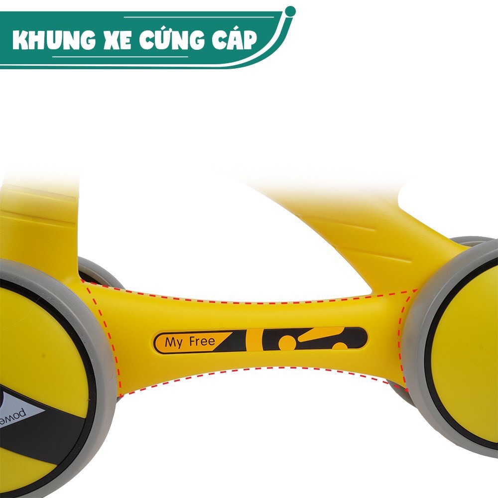 Xe chòi chân kiêm cân bằng mini Luddy cho bé Joovy 1006 - Dành cho trẻ từ 11- 36 tháng tuổi - thiết kế tiêu chuẩn Đức