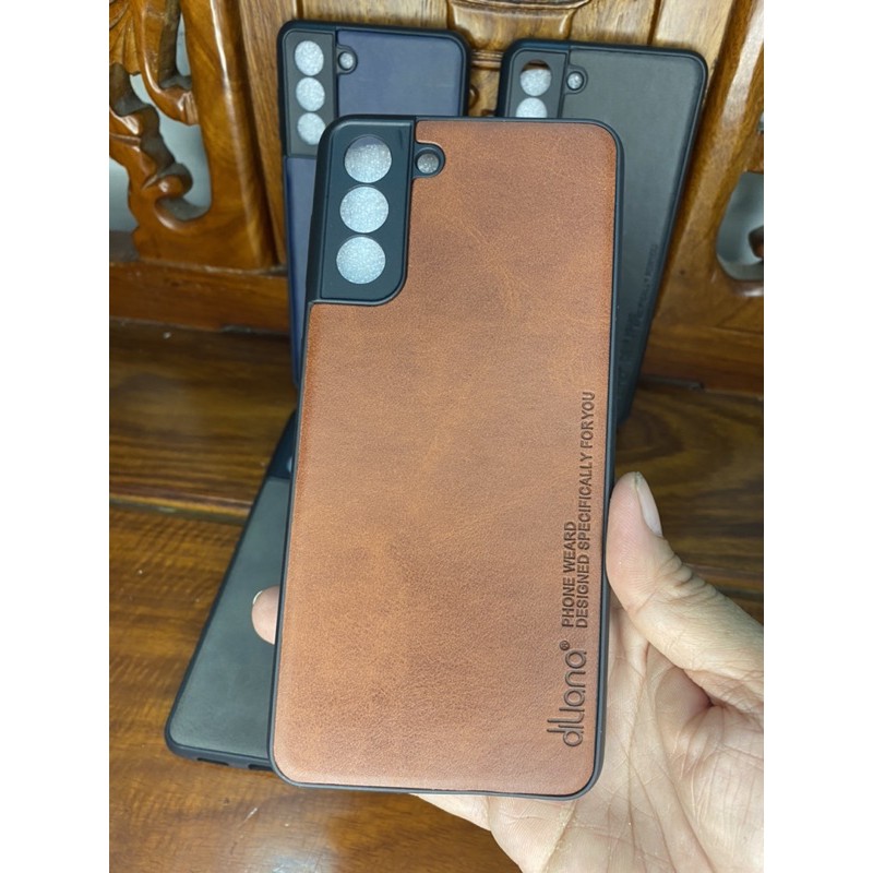 Ốp Samsung S21 Plus dẻo kiểu da thời trang l