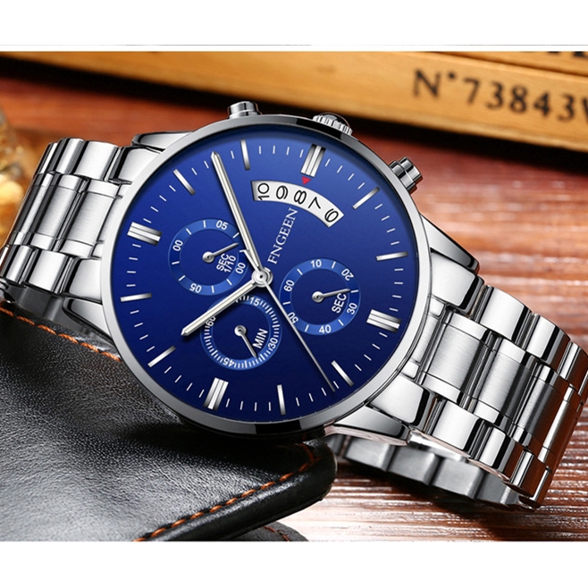 Đồng Hồ Thạch Anh FNGEEN 5055 Hợp Thời Trang Cho Nam