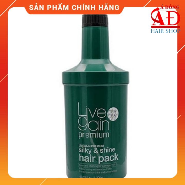 [Chính hãng] [Siêu rẻ] DẦU HẤP Ủ TÓC SUÔN MƯỢT NƯỚC HOA LIVEGAIN PREMIUM SILKY &amp; SHINE HAIR PACK 1200ML