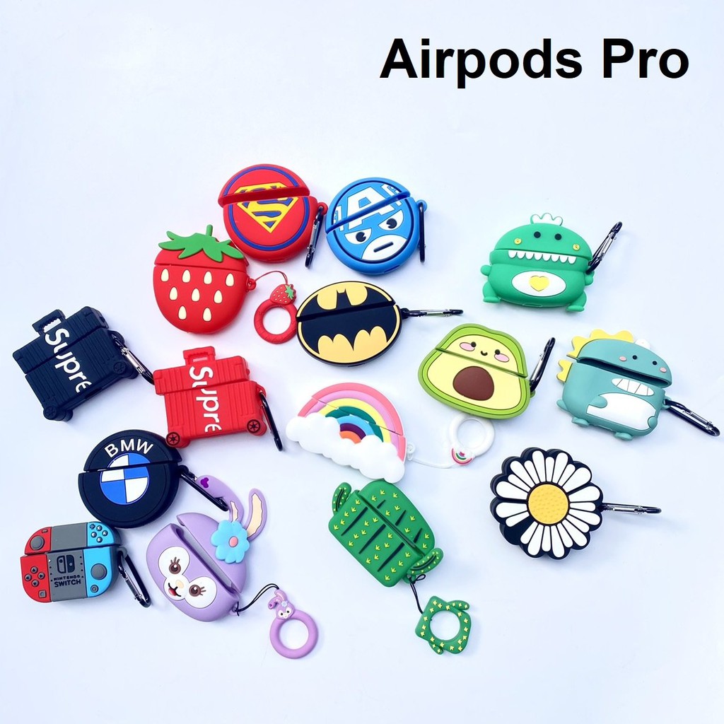 Case bao silicon airpods pro hình cute
