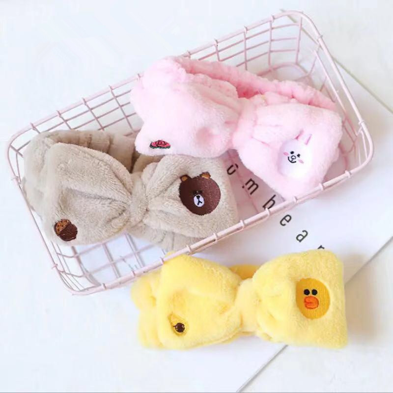 Băng đô cài tóc rửa mặt kiểu Hàn Quốc đáng yêu
