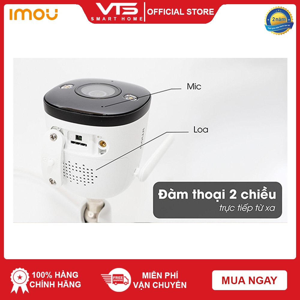 Camera IP WIFI IMOU IPC-F42FEP độ phân giải 4MP - phát hiện chuyển động - đàm thoại 2 chiều.