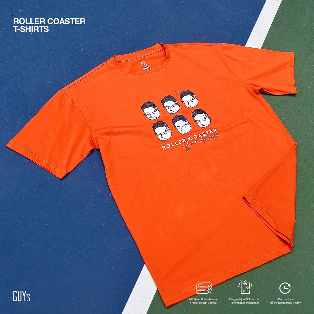 Áo Thun Form Rộng SIGNATURE GUY's Closet - Áo Phông Nam Nữ Unisex Tay Lỡ Vải Cotton, Co giãn 4 chiều, Thấm hút mồ hôi