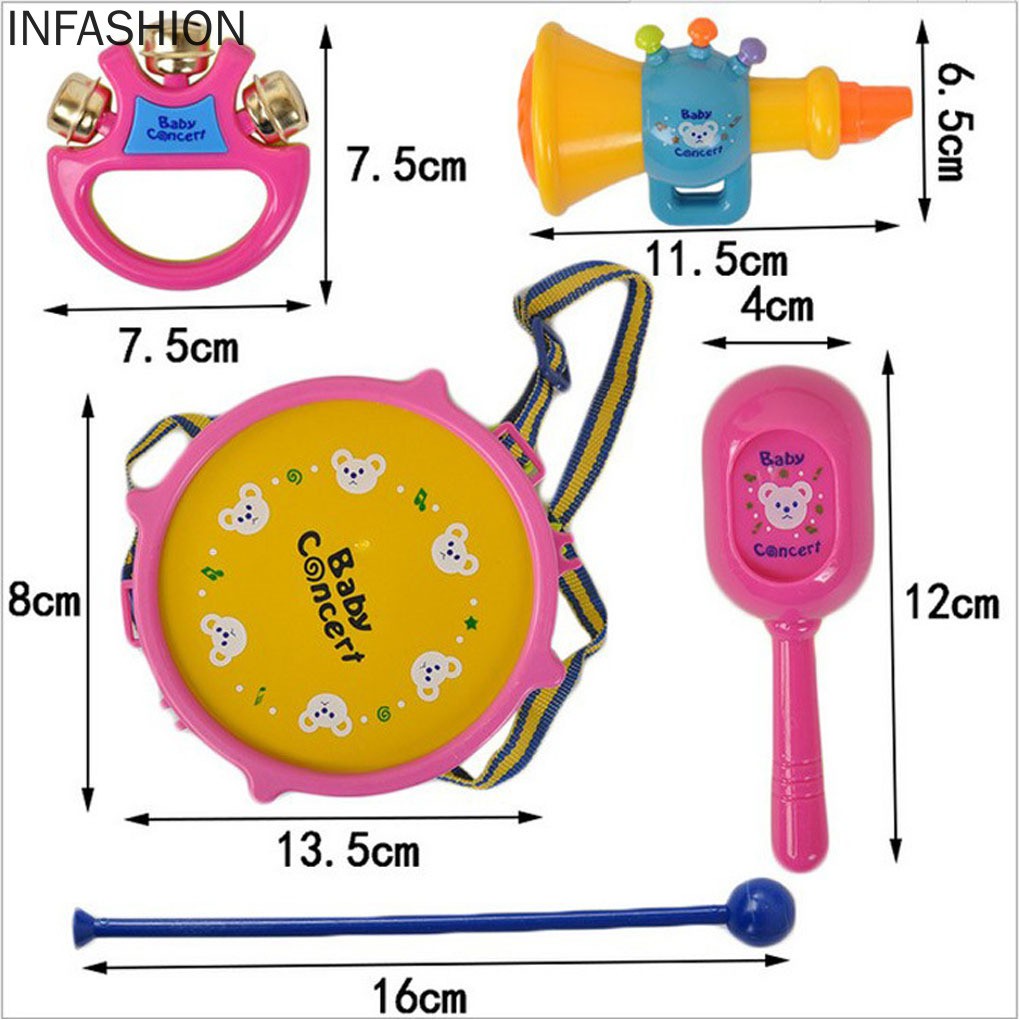 Bộ Trống Kèn Đồ Chơi Cho Bé