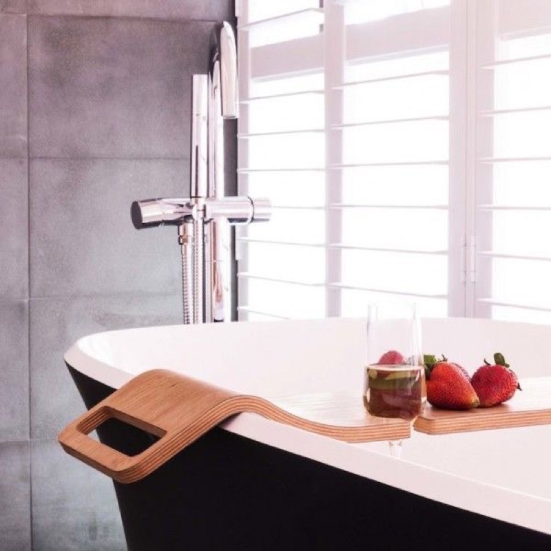 KỆ ĐỂ LY BỒN NGÂM BẰNG GỖ CAO CẤP