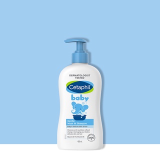 Sữa tắm gội 2 in 1 cetaphil 400 ml mẫu mới