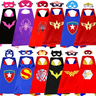 [13 LOẠI-AVENGERS] - Bộ Áo Choàng Siêu Nhân,Áo Choàng Siêu Anh Hùng Avengers Người nhện,Captain America,Người sắt,Batman