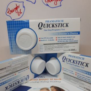 Combo 3 que thử thai QuickStick chính hãng sản xuất tại Mỹ
