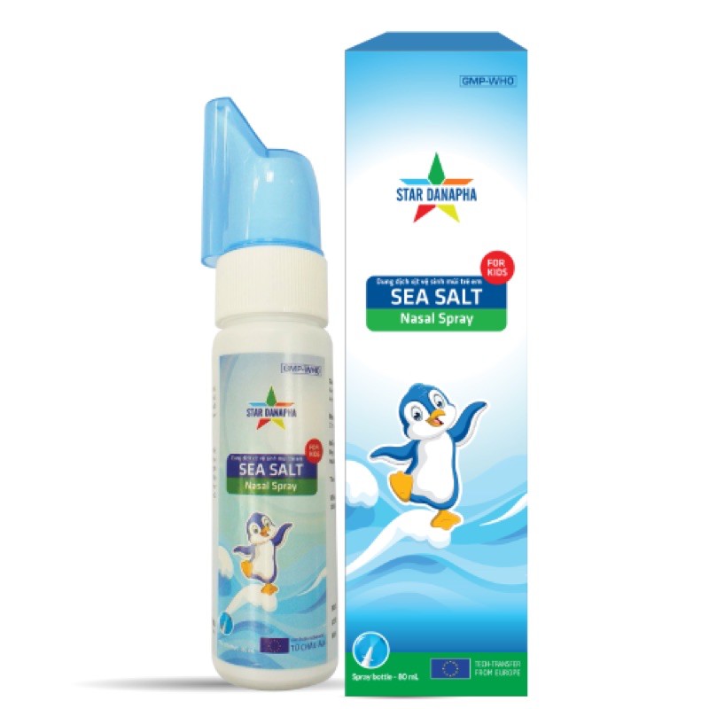 Dung dịch xịt vệ sinh mũi sea salt star danapha - ảnh sản phẩm 3