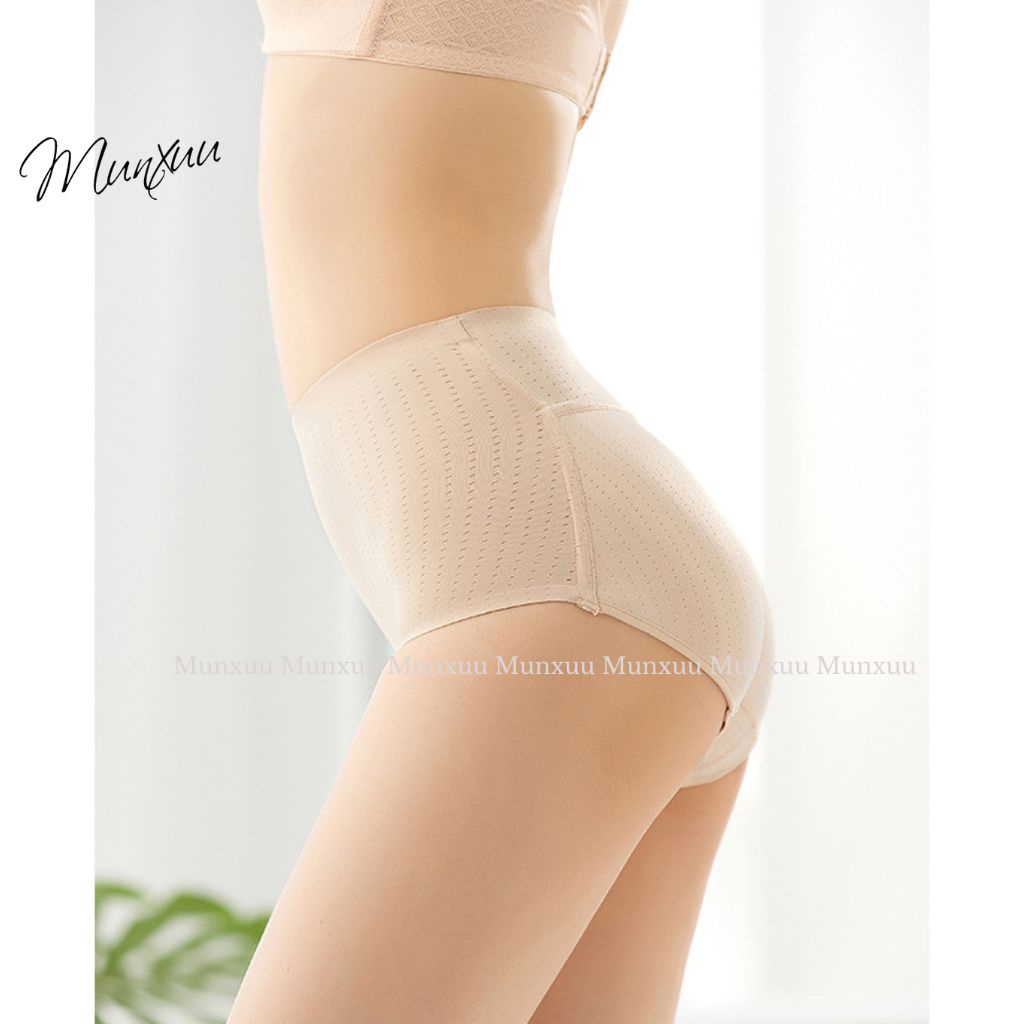 Quần độn mông nâng mông thông hơi cao cấp MUNXUU vải su đúc liền chống lộ, không xô dịch mút - QĐM01
