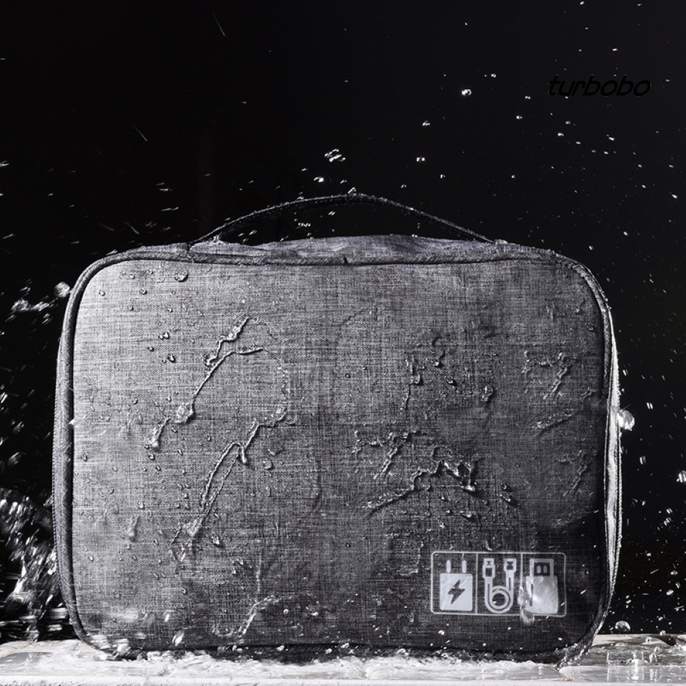 Túi Đựng Phụ Kiện Điện Tử Turbobo Chống Thấm Nước Tiện Dụng