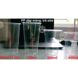 50 cốc pp 400-500-700ml dập được màng