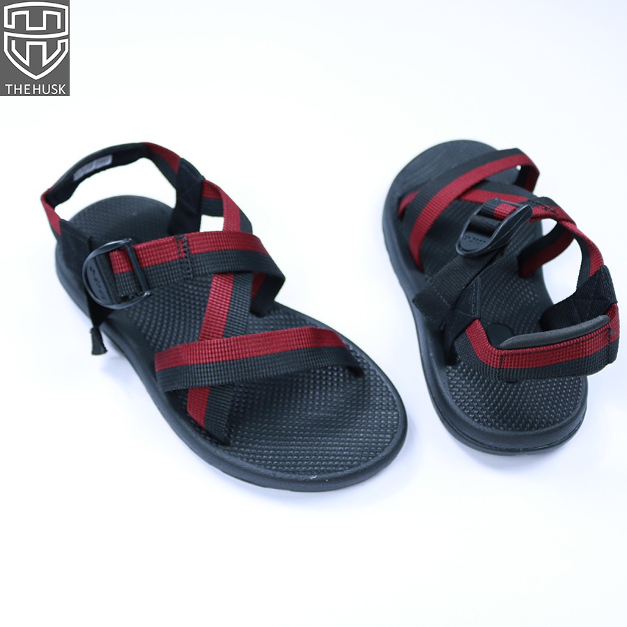 Giày Sandals Unisex HuuCuong &amp; TheHusk Quai Chéo Quai Dù Đế Cao Su - TH5