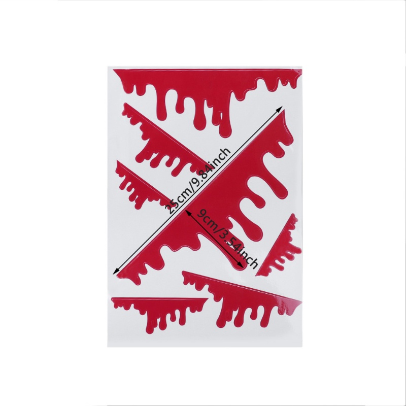 Set 7 Miếng Dán Vinyl Hình Zombie Vui Nhộn Trang Trí Xe Hơi