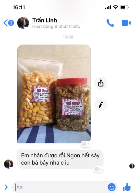 Nui Chiên Phômai Chà Bông túi trung