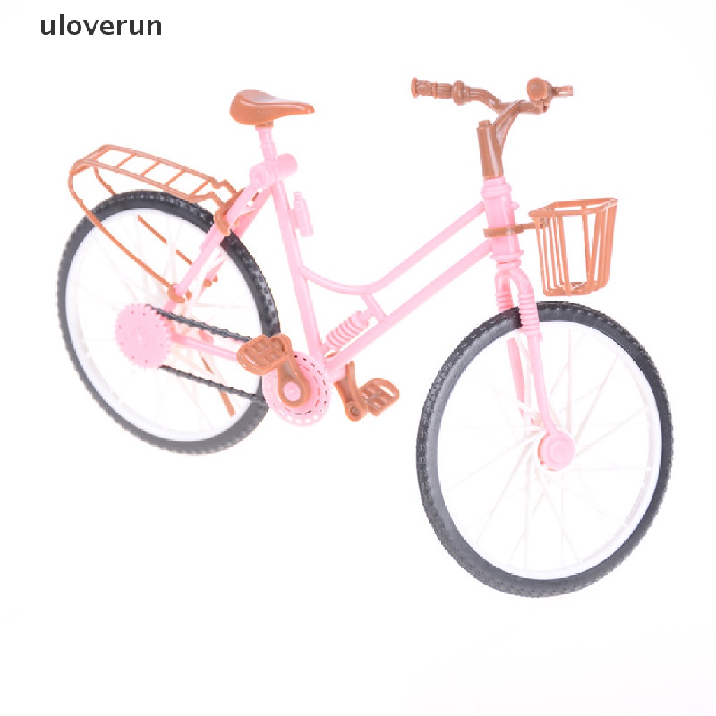 Mô Hình Xe Đạp Màu Hồng Xinh Xắn Dùng Để Trang Trí Nhà Búp Bê 0 0 0 0 0