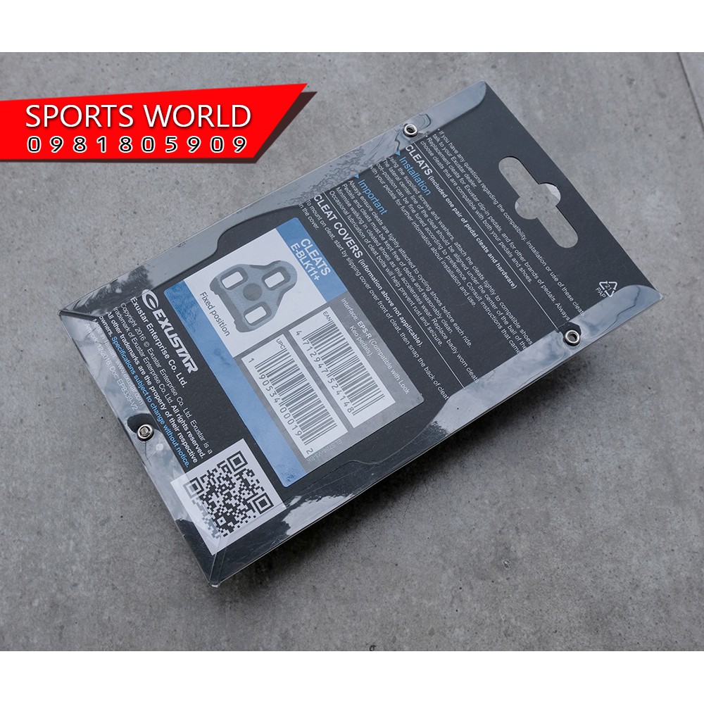 Can giày cleats hệ LOOK  E-BLK11 dòng road hàng Đài Loan EXUSTAR