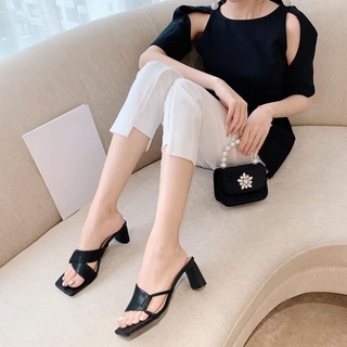 Giầy cao Gót Vuông