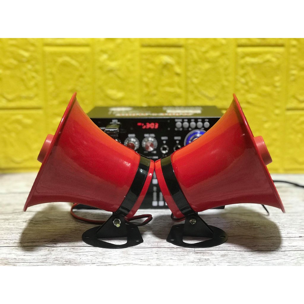 Loa bẫy chim đêm bát nhôm đỏ 20w đánh chim đêm tiếng siêu chuẩn - loa phóng thanh 20w bán hàng rong