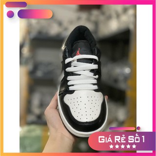 (FREESHIP+ẢNH THẬT) Giày Jordan low đen trắng full box bill-dây phụ