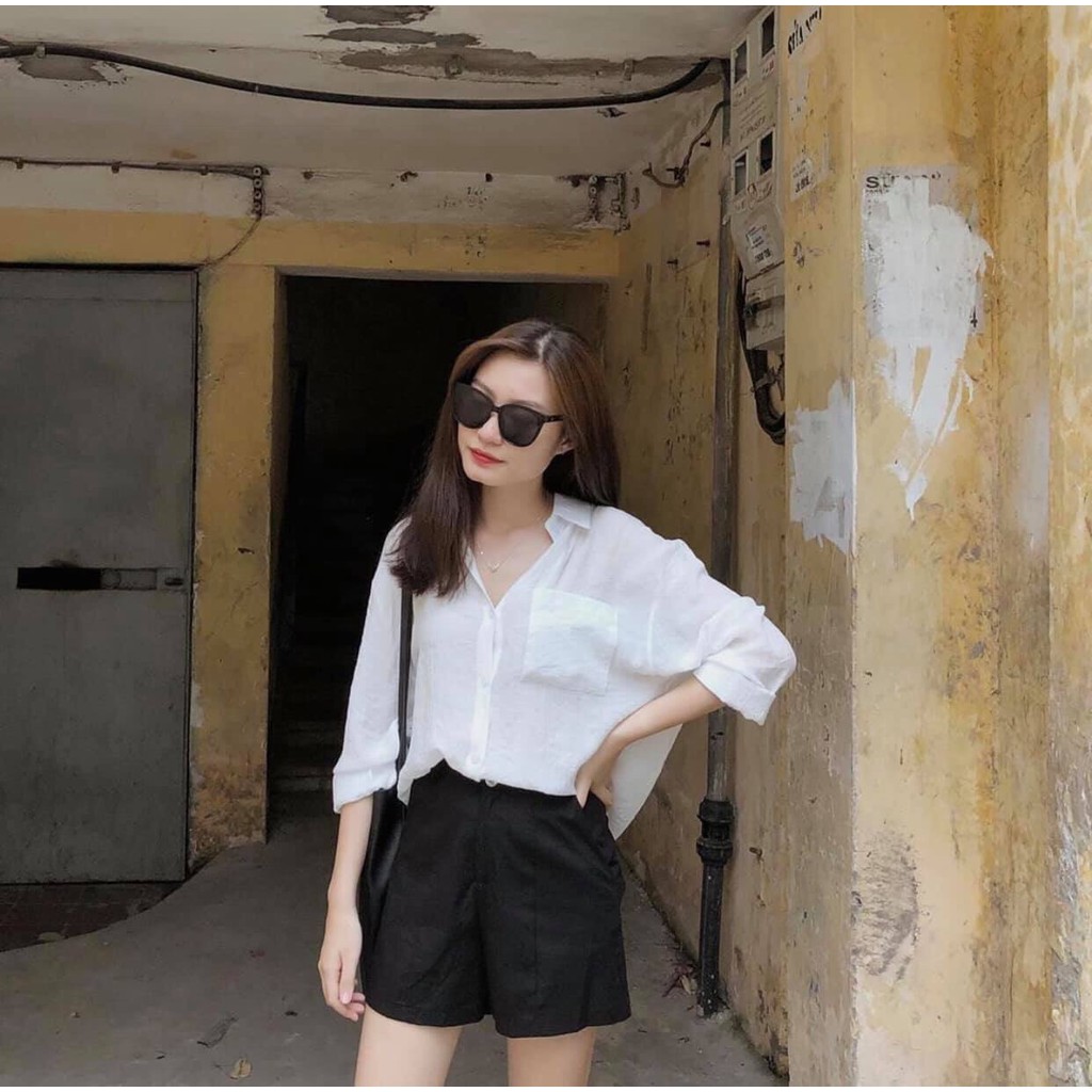 ÁO SƠ MI TRẮNG CHẤT ĐŨI HOT