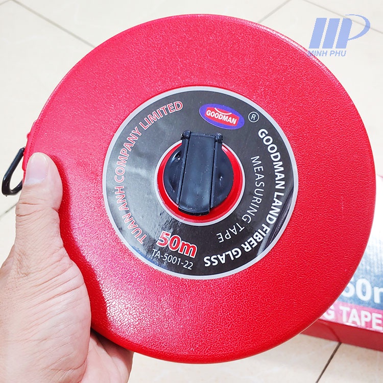 Thước dây 50m Goodman - Dụng cụ thể thao trường học giá rẻ