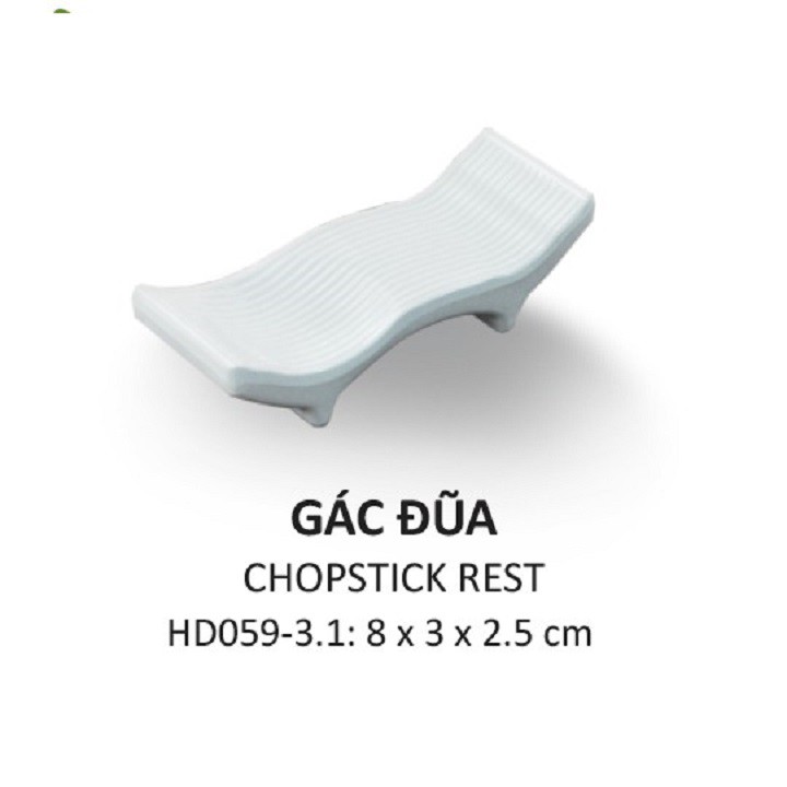 Gác đũa 3.1'' White Srithai Superware hàng cao cấp