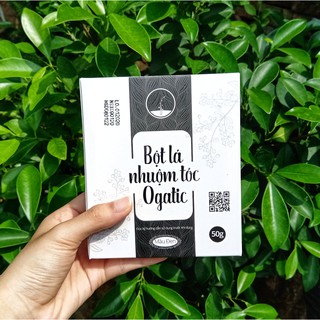 Bột Lá Nhuộm Tóc Ogatic Màu Đen