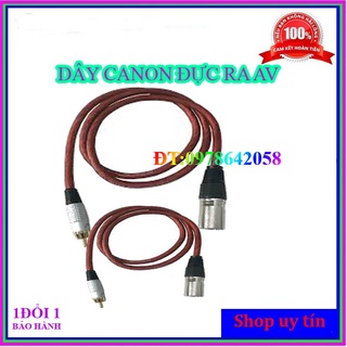 dây canon đực ra av-dây canon loại tốt