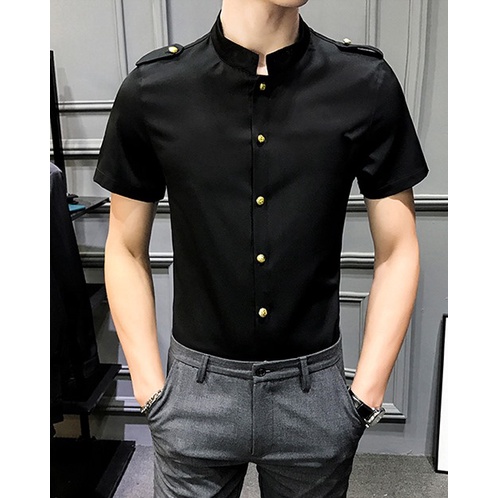 Áo sơ mi tay ngắn nam , sơ mi cộc tay Hàn Quốc, chất vải lụa dãn họa tiết trẻ trung lịch lãm N21