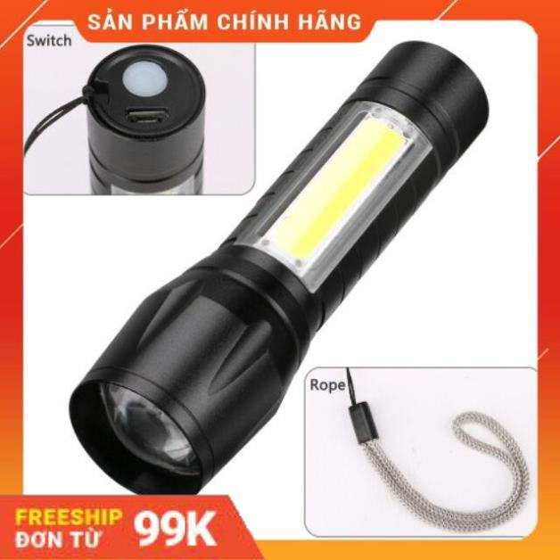 [Giảm 50%]  Đèn Pin Nhôm Siêu Sáng Cao Cấp Mini T1 Full Box - Bảo Hành 3 Tháng