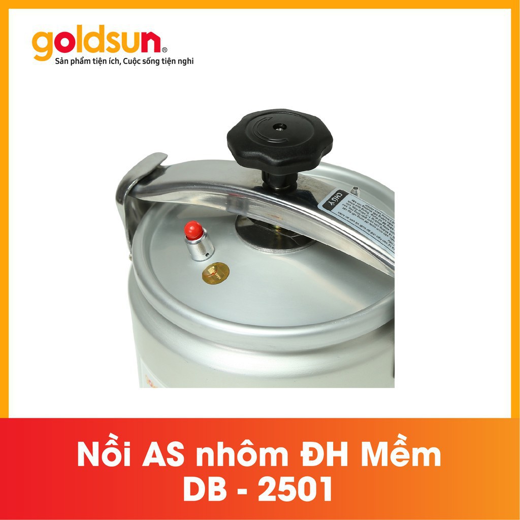 { Xả Kho Cắt Lỗ } Nồi áp suất cơ 5L GOLDSUN DB2501