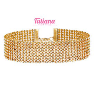 Vòng cổ choker - Tatiana - d2537 ( 8 hàng)