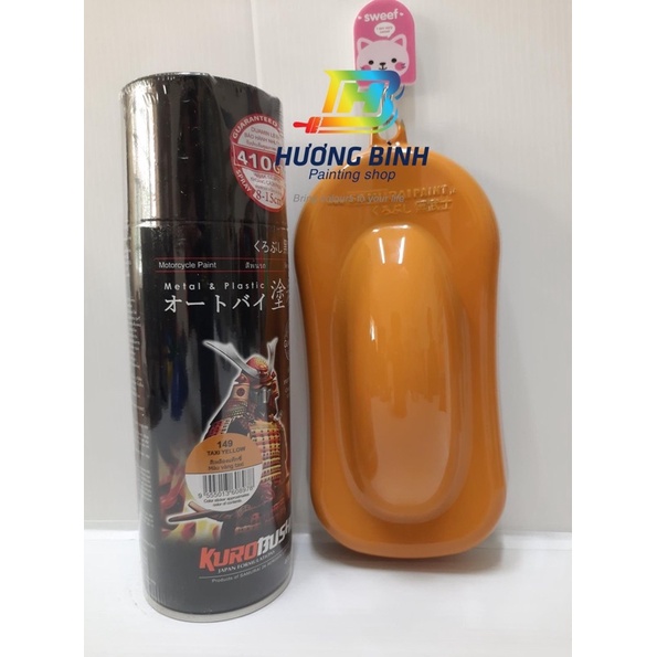 Sơn xịt Samurai màu Vàng Taxi - 149 (400ml)