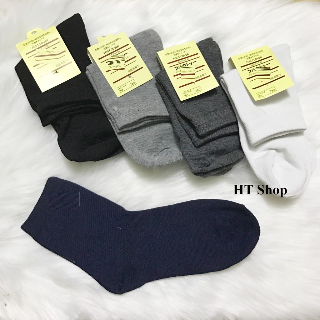 Combo 5 đôi Tất nam cổ cao - Hàng xuất Nhật