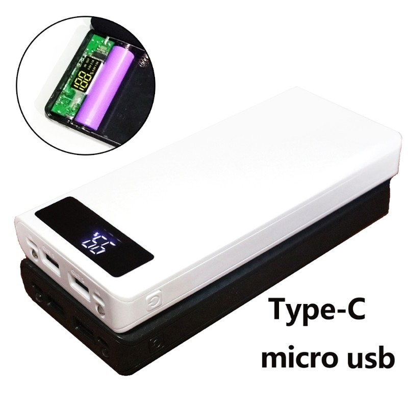 Bộ hộp pin dự phòng tự lắp ráp sức chứa 8 pin 18650 tiện dụng