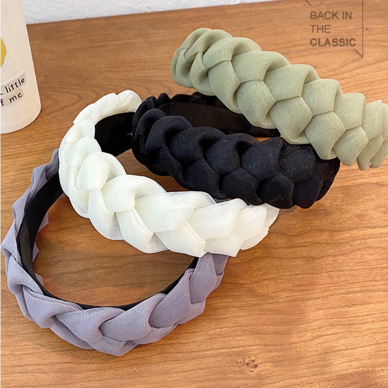 Băng đô cài tóc bản rộng kiểu Hàn Quốc thời trang cho nữ