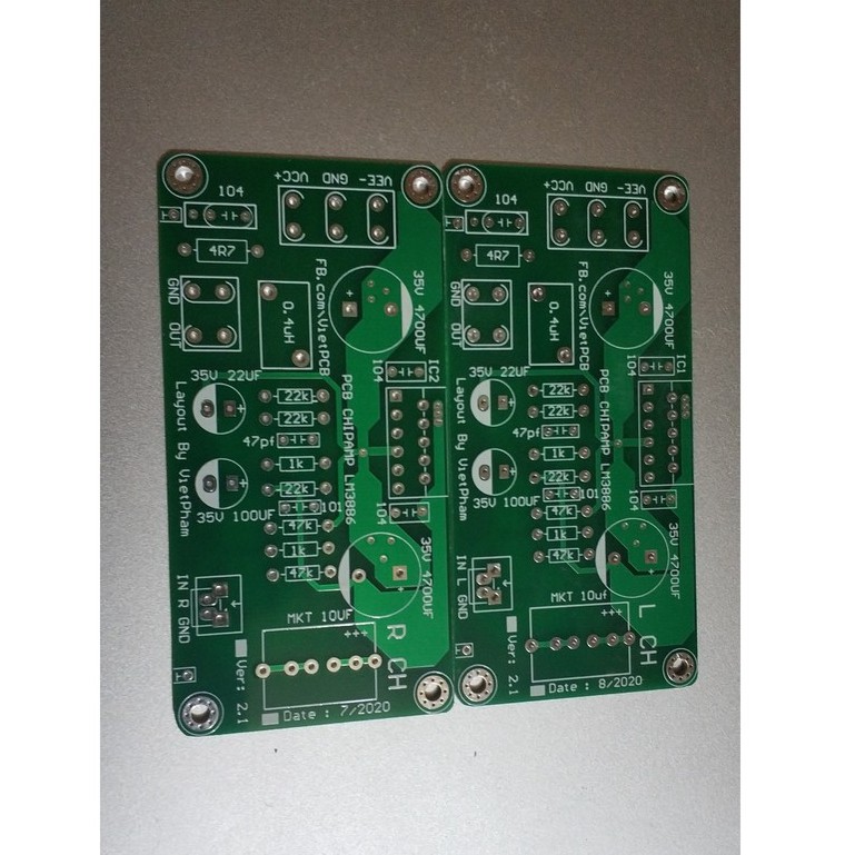 PCB LM3886 ver 2.1 + PCB Power