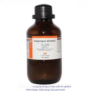 CHẤT ISOPROPYL ALCOHOL IPA 2-PROPANOL 99.7% C3H8O CHAI 500ML XILONG CAS 67-63-0