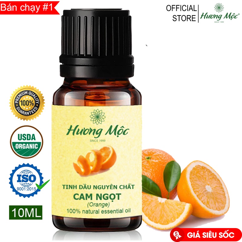 Tinh dầu thiên nhiên Cam Ngọt 10ML - Orange Essential Oil 10ML - Chất lượng cao - Có kiểm định COA