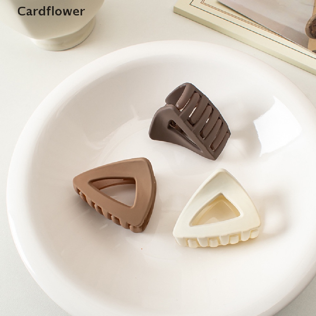 &lt; Cardflower &gt; Kẹp Tóc Đuôi Ngựa Nhỏ Hình Tam Giác Mới Bán Chạy