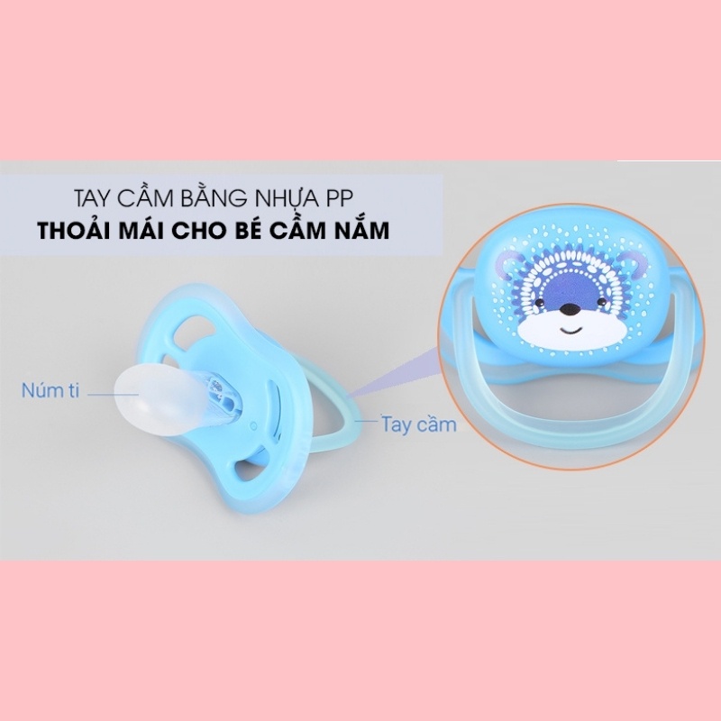 Ti Giả Avent Chỉnh Nha Chống Vẩu Đủ Size Cho Bé