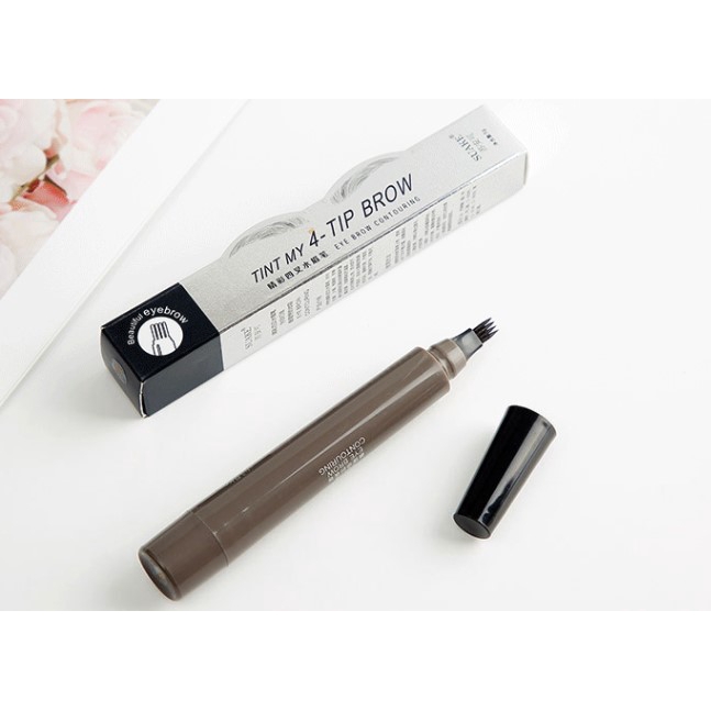 Bút kẻ chân mày phẩy sợi 4D BELLEMYSTERY tiện lợi nét chuẩn chân thật | BigBuy360 - bigbuy360.vn