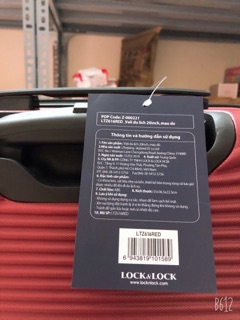 Vali lock&lock hàng quà tăng samsung