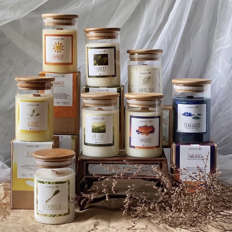 Nến thơm AGAYA size 100g và 200g đủ 21 mùi