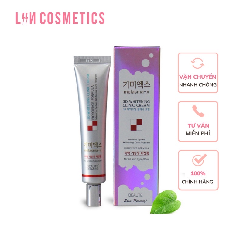 Kem Ngừa Nám Và Tàn Nhang Melasma-X 3D Whitening Clinic Cream